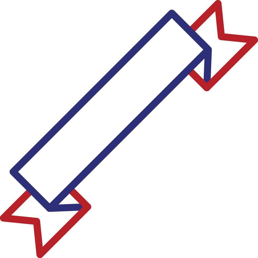 Banner Line Two Color Icon vector