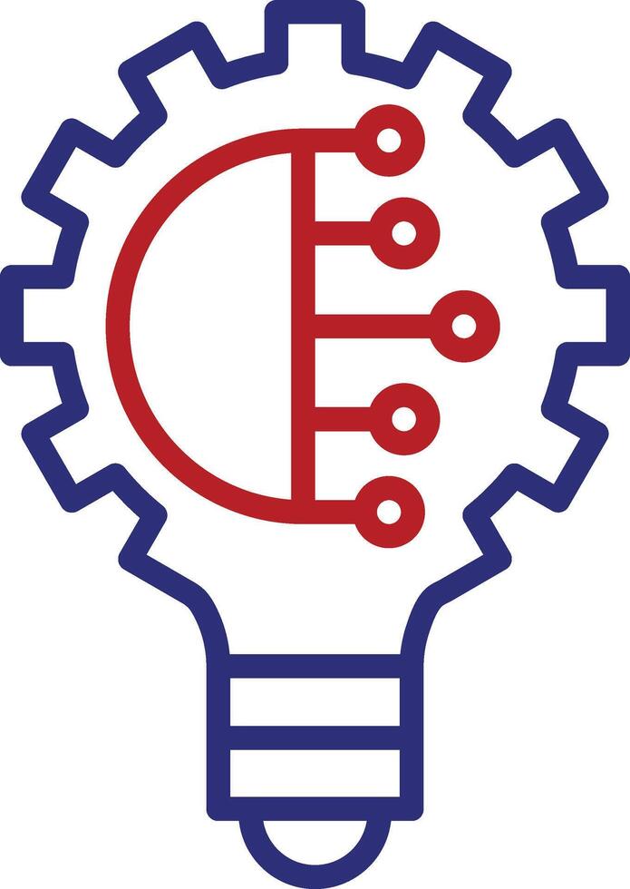 Invention Line Two Color Icon vector