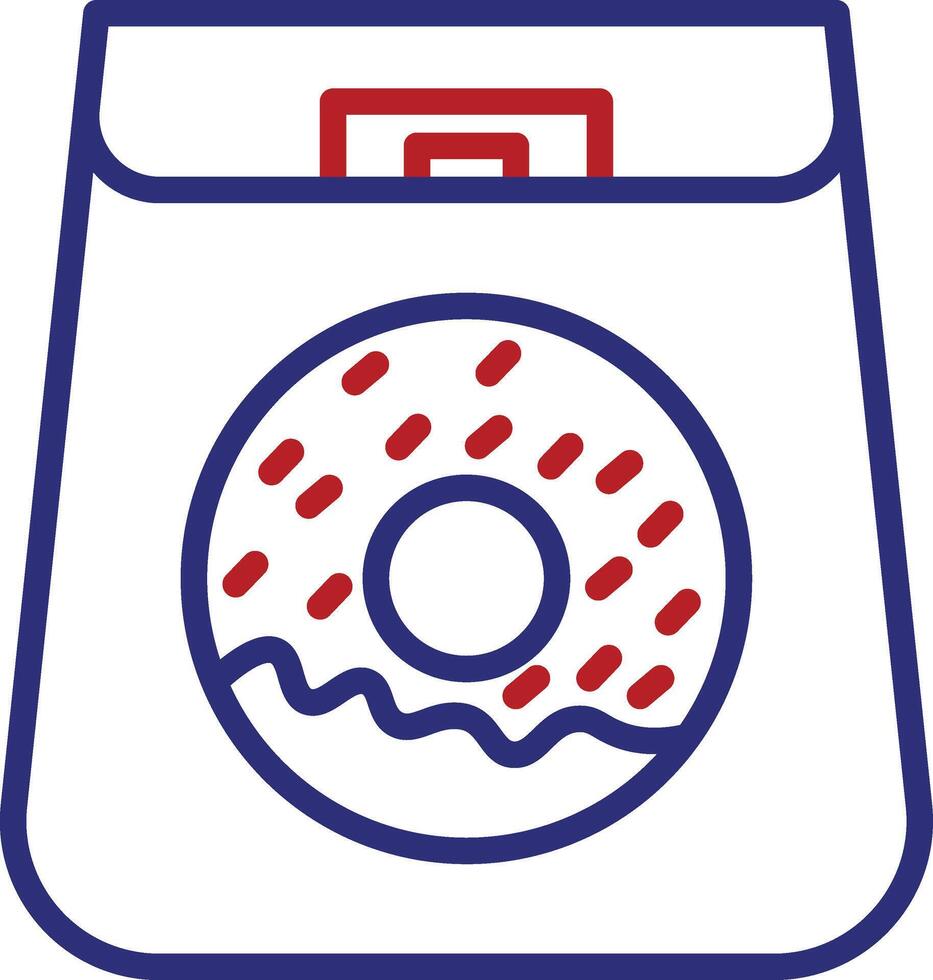 Packaging Line Two Color Icon vector