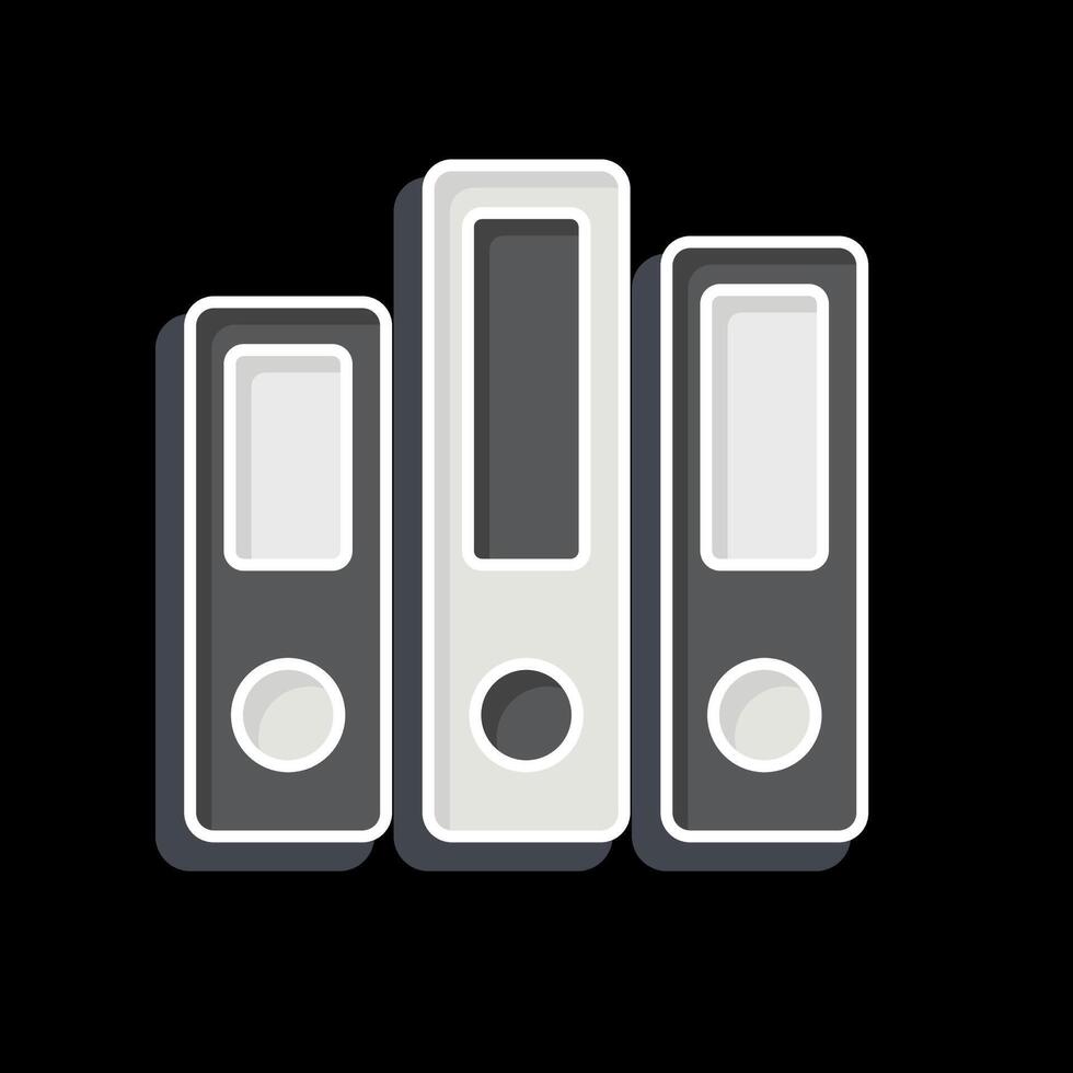 Icon Archive. related to Book symbol. glossy style. simple design illustration vector