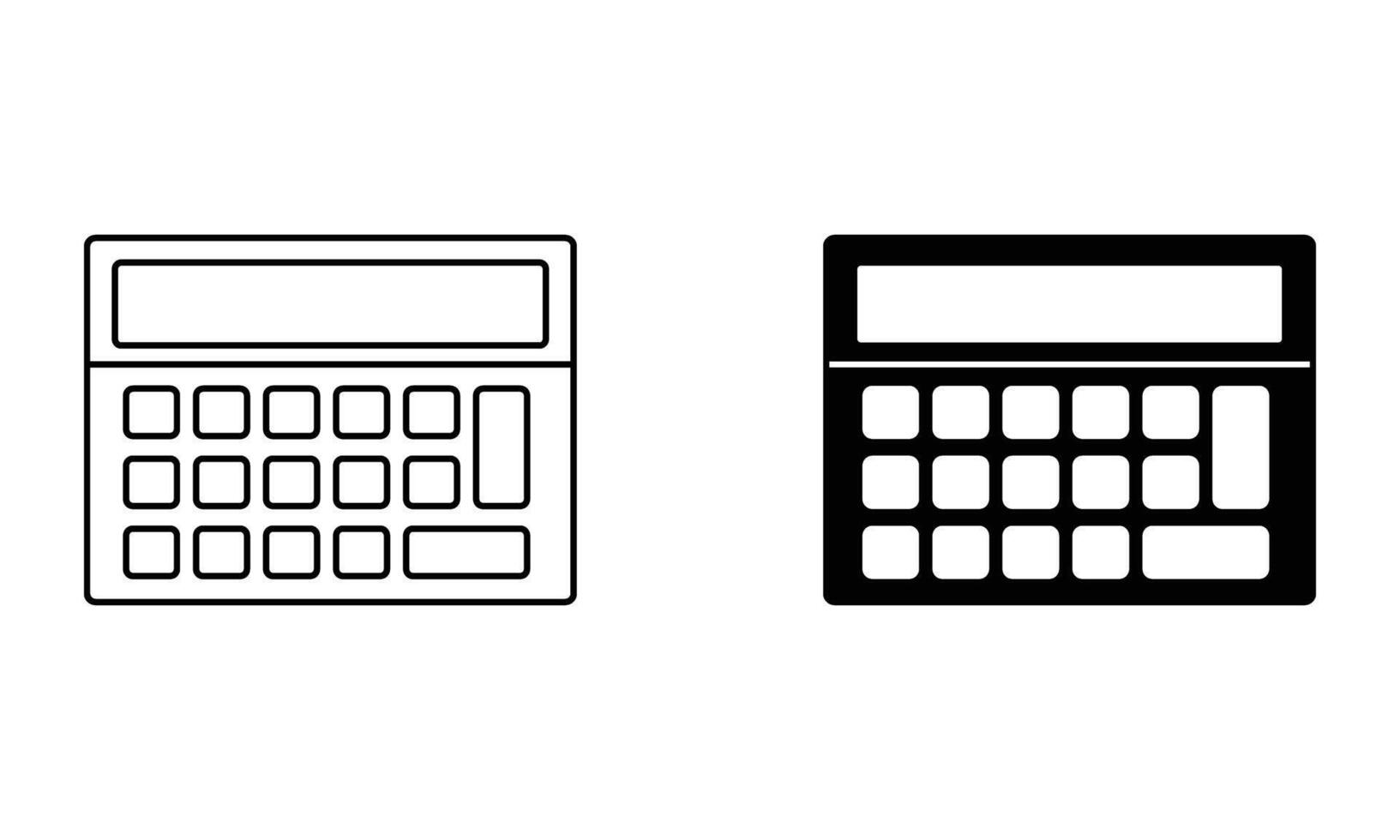 illustration of calculator, math class icon vector
