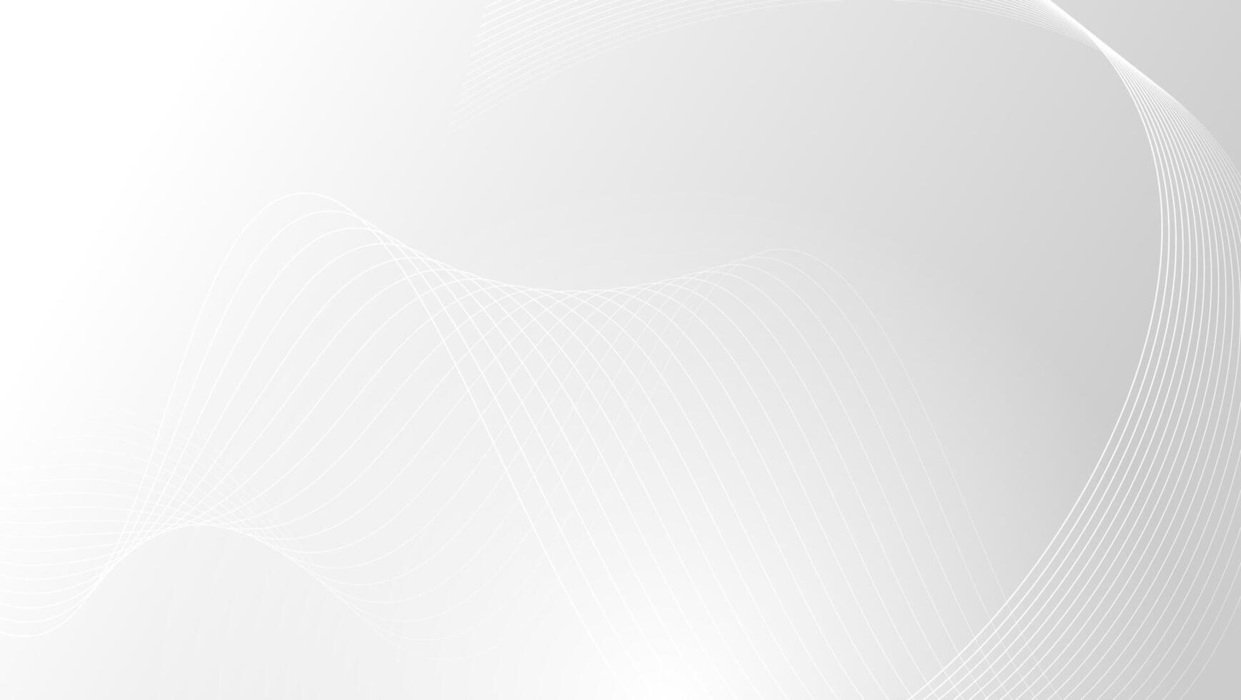 Minimalist white abstract background with line ornament vector