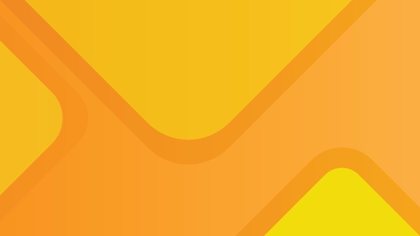 Simple abstract background design with a modern style using orange and yellow colors vector