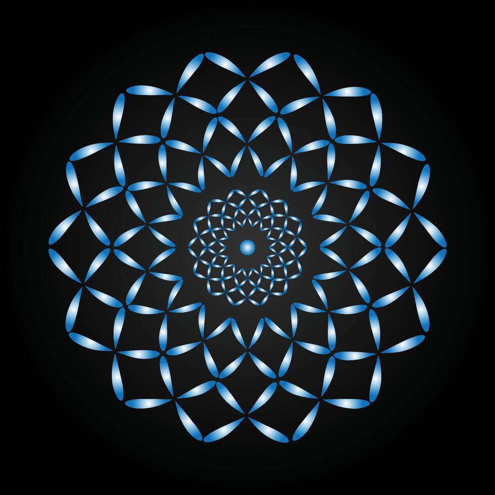 Simple mandala design vector
