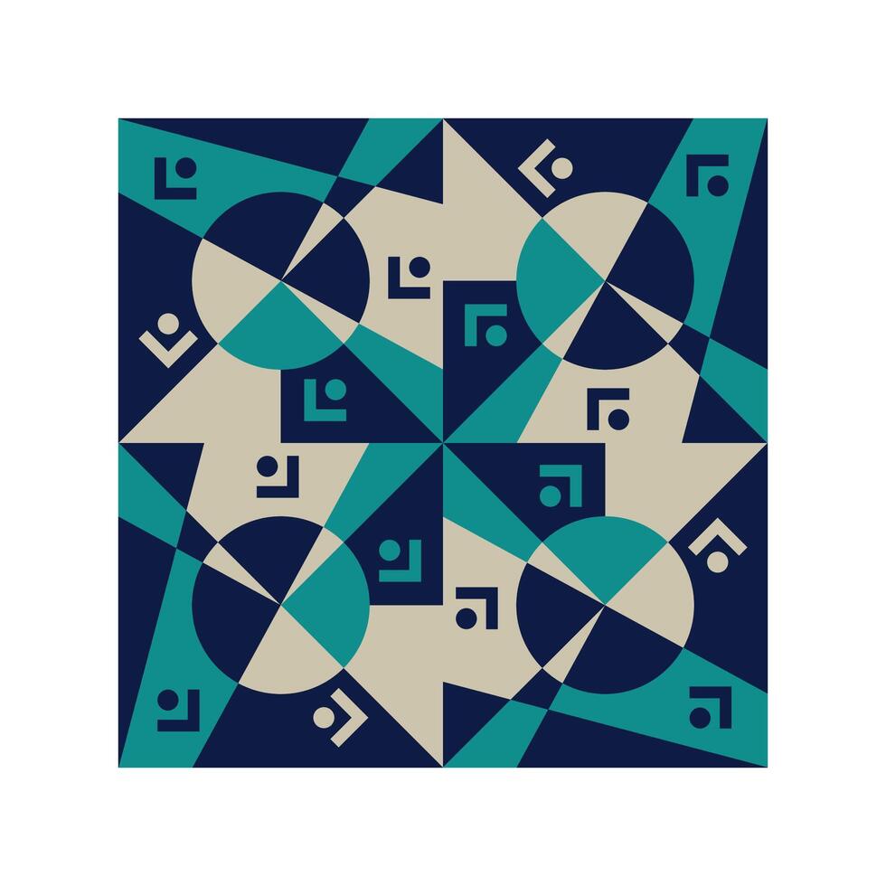 ILLUSTRATION 183, HARMONIOUS SHAPES, THE BEAUTY OF ABSTRACT GEOMETRIC DESIGNS vector
