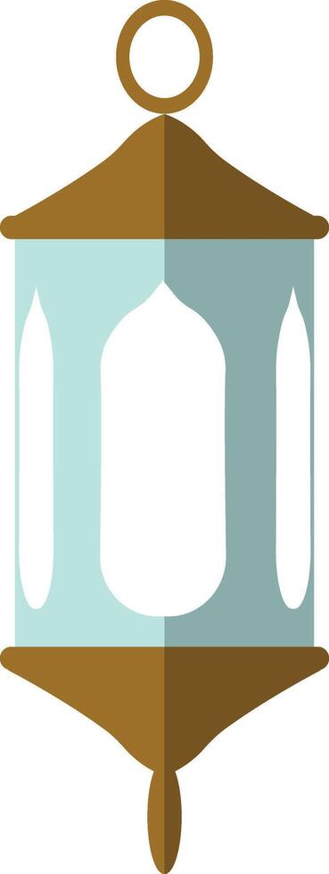 Illustration of Ramadan Kareem Lantern. in Flat Style. vector