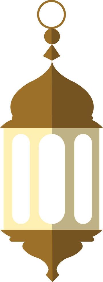 Illustration of Ramadan Kareem Lantern. in Flat Style. vector