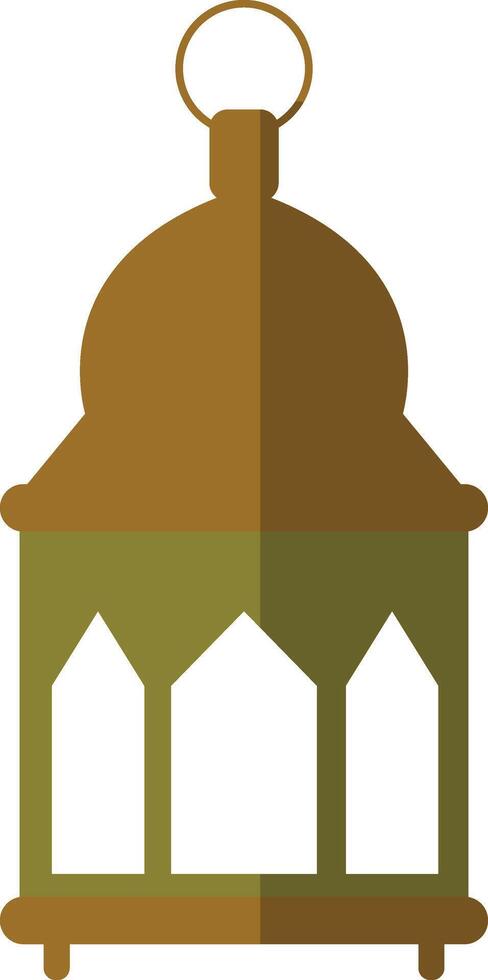 Illustration of Ramadan Kareem Lantern. in Flat Style. vector