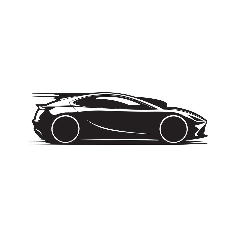 car silhouette design illustration vector