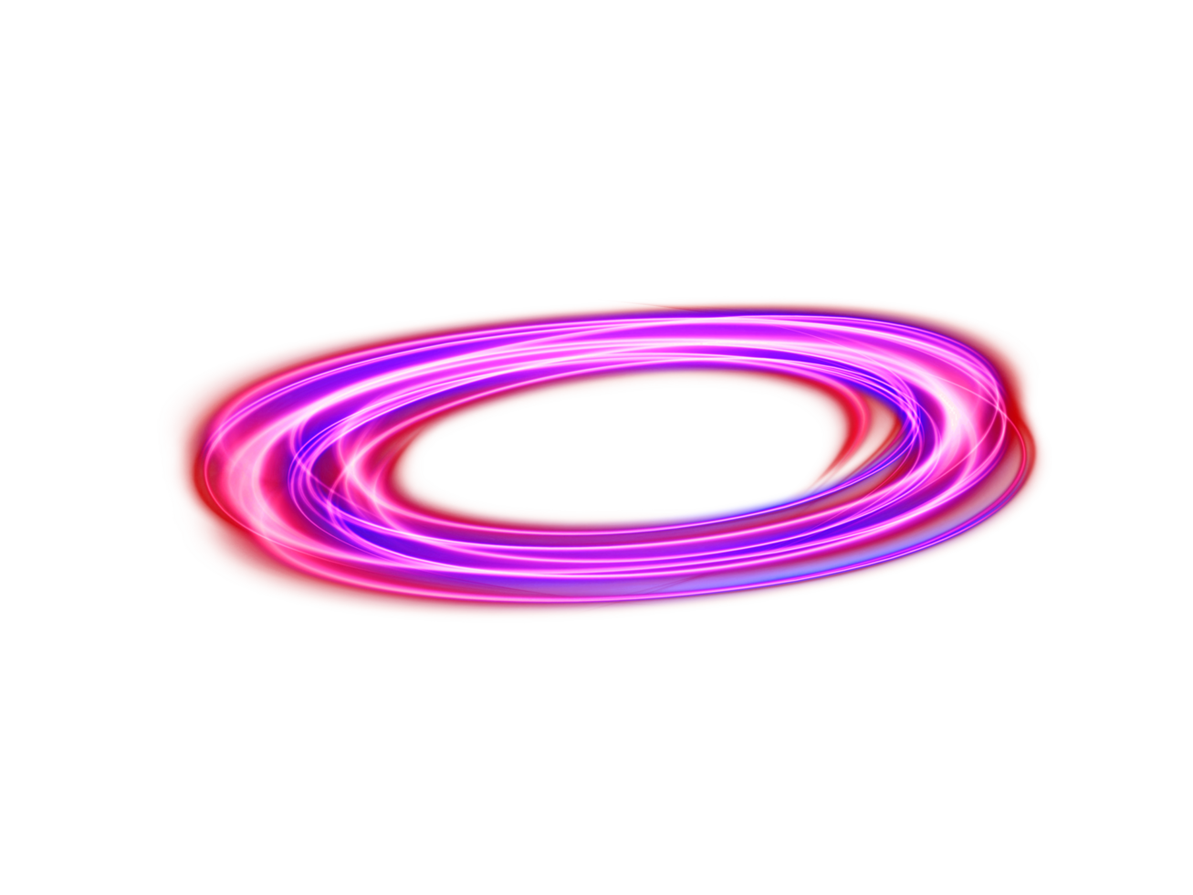 Glowing neon spiral circle. Realistic round light flares. Neon color glowing circle sparkling particles. Luminous glowing speed lines. Glowing neon light effect. Abstract motion line. Light trail wave png