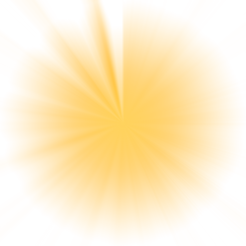 Transparent Sun ray background. Radial beam sunrise or sunset light retro design illustration. Light sunburst glowing background. png
