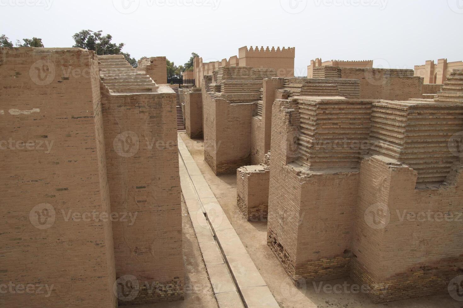 Ishtar gate in Babylon photo