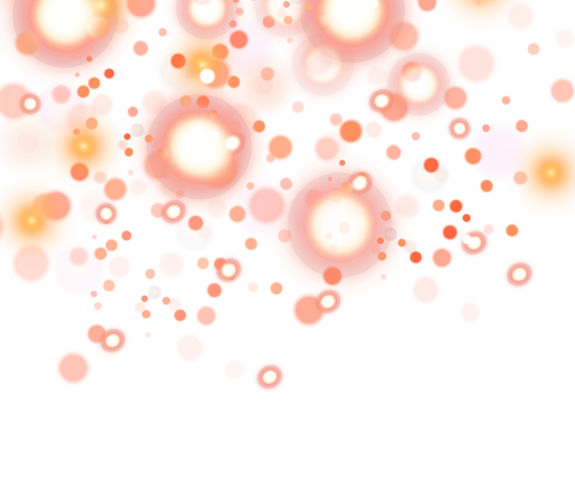 Golden transparent dust light. Bokeh light lights effect background. Christmas background of shining dust glowing light bokeh confetti and spark overlay texture for your design. png