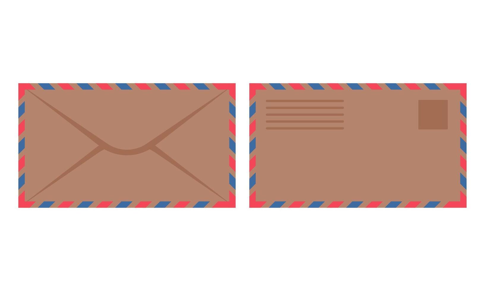 Communication Technology Envelope. Simple Illustration of Blank Envelope. vector