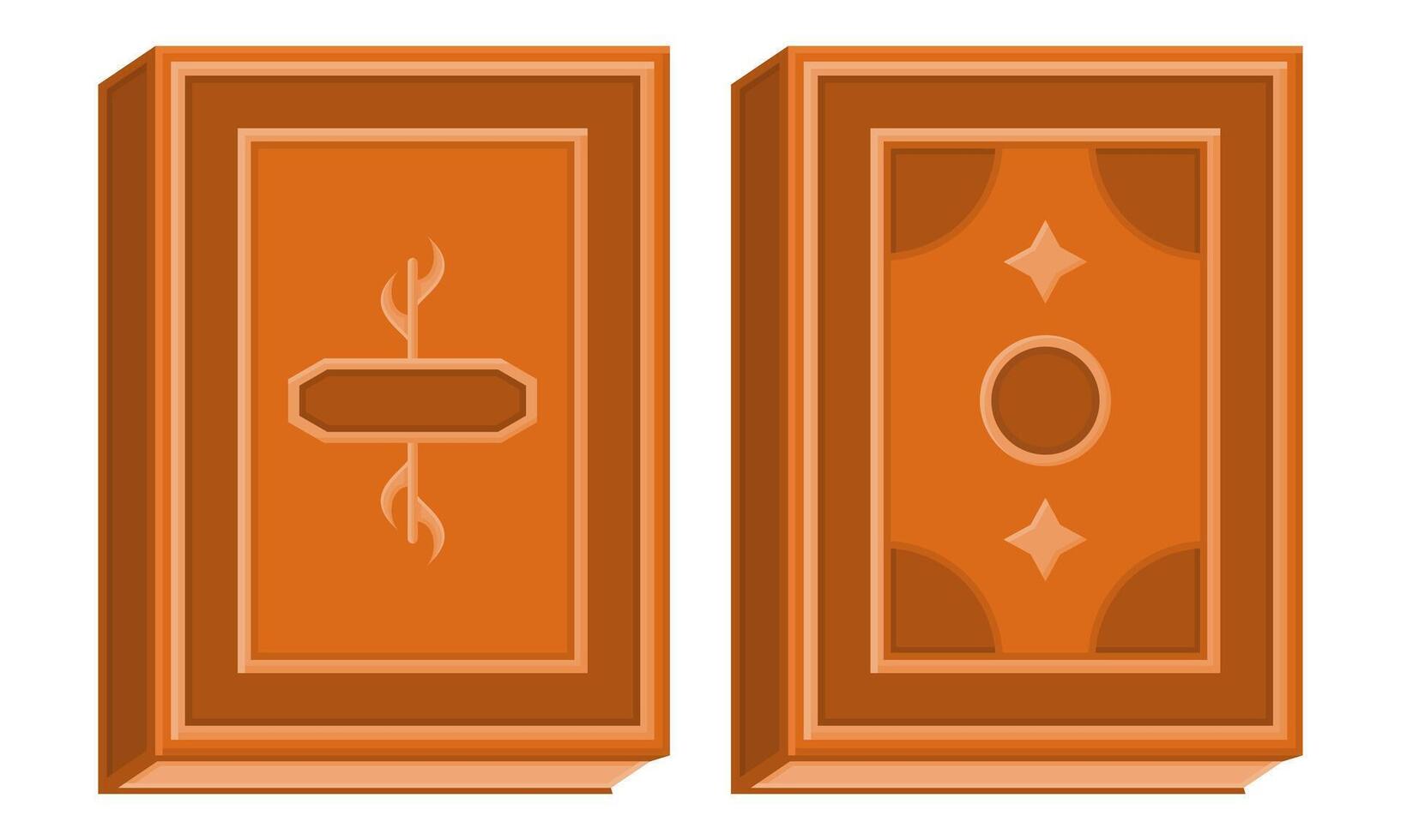 Daily Story Book Illustration. Book with Hard Cover. Book Icon. vector