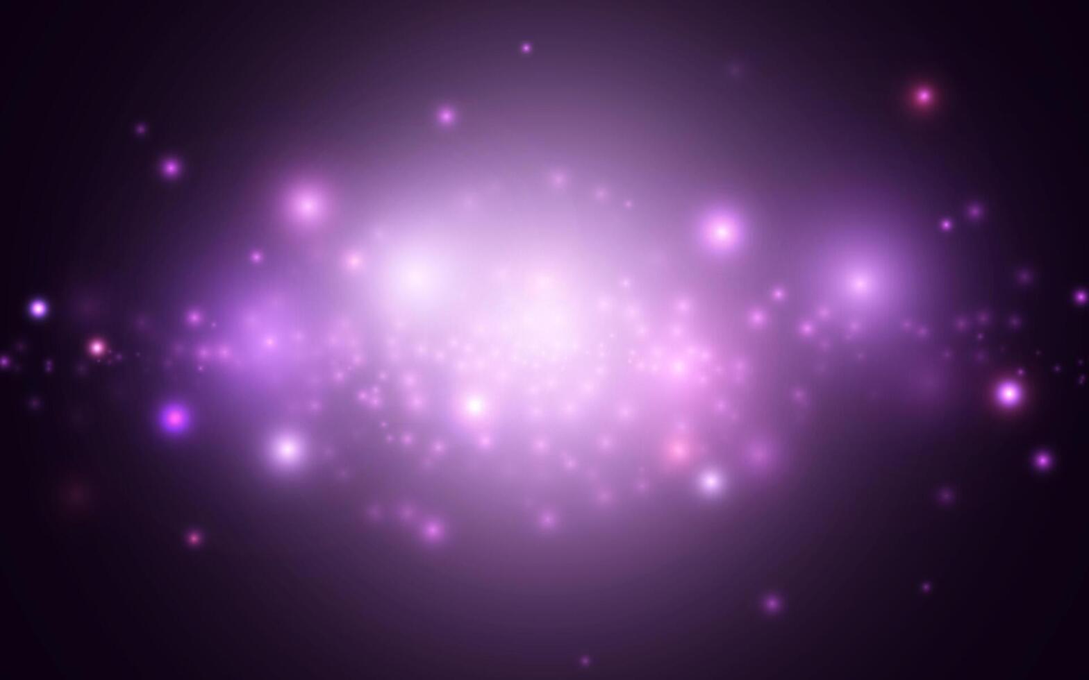 Purple color light bokeh abstract background, eps 10 illustration bokeh particles, Background decoration vector
