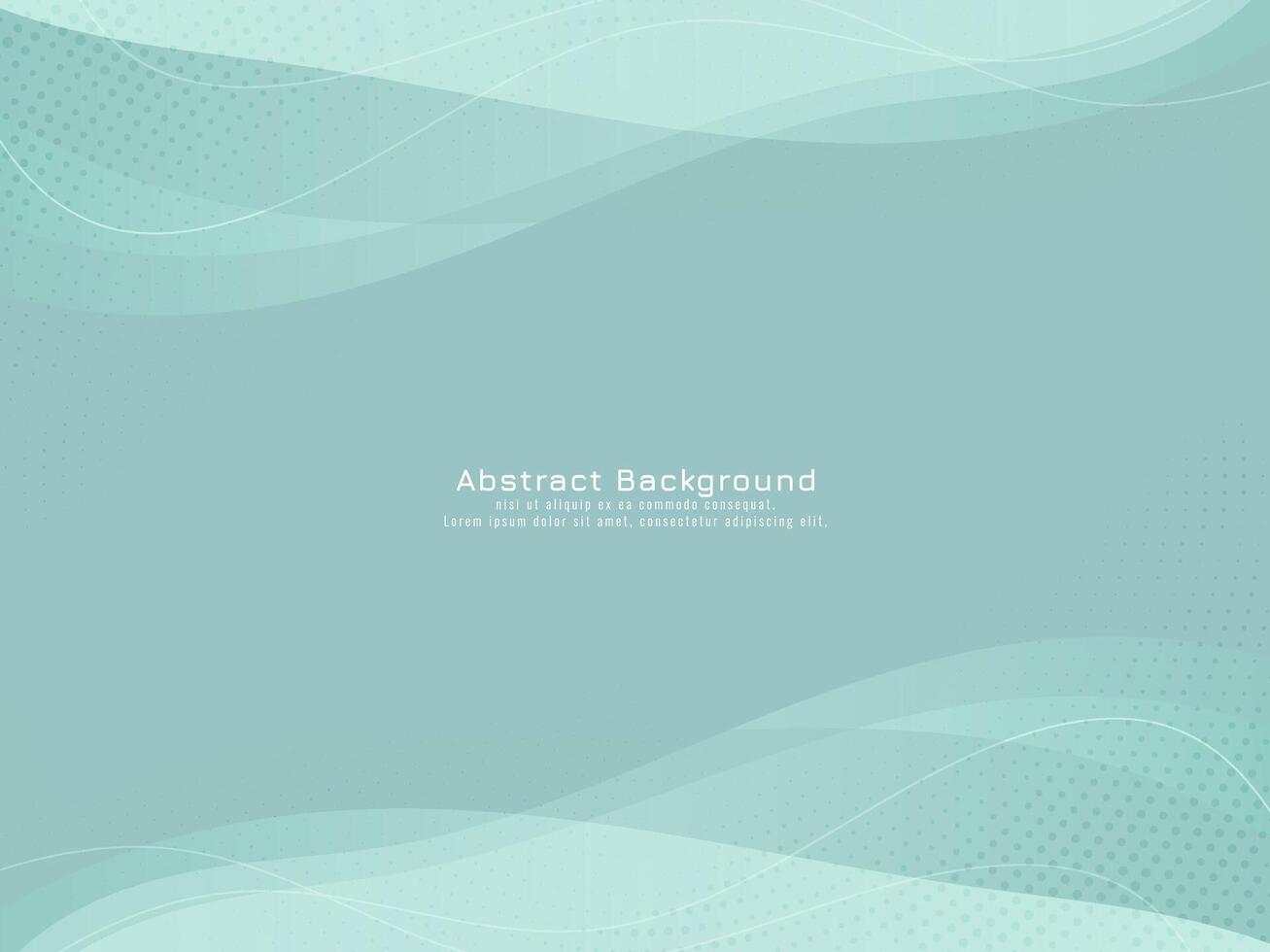 Elegant modern wave style design stylish background vector