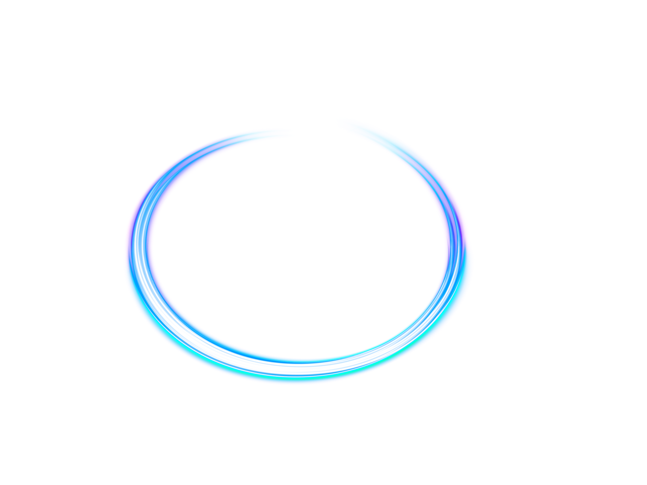 Blue wave light curve line on transparent background png