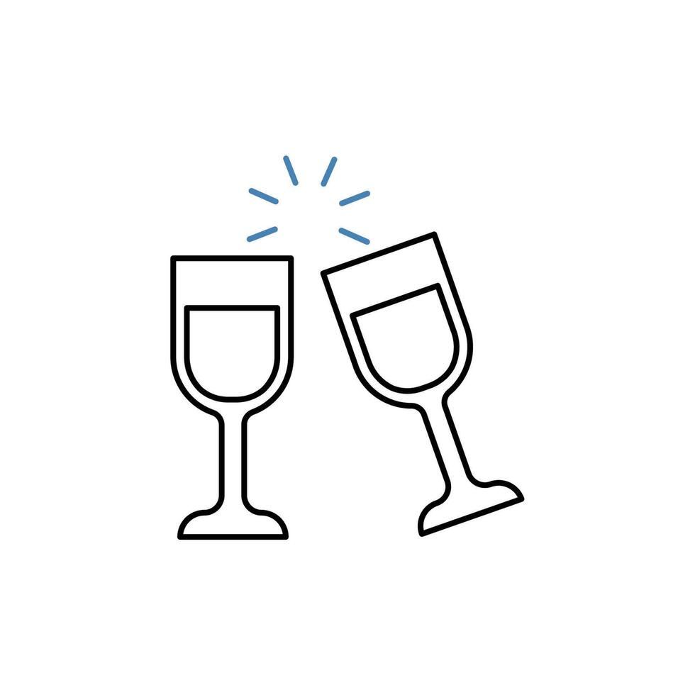 celebration concept line icon. Simple element illustration. celebration concept outline symbol design. vector