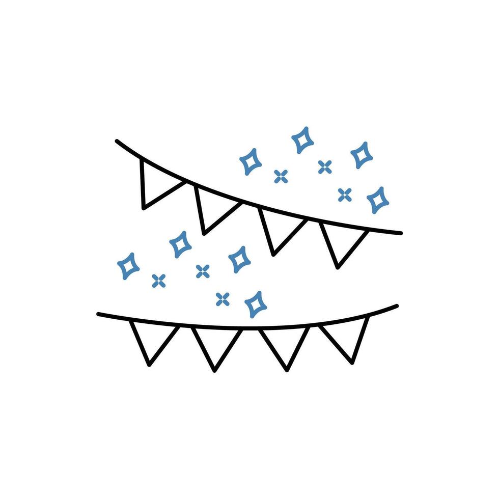 decoration concept line icon. Simple element illustration. decoration concept outline symbol design. vector
