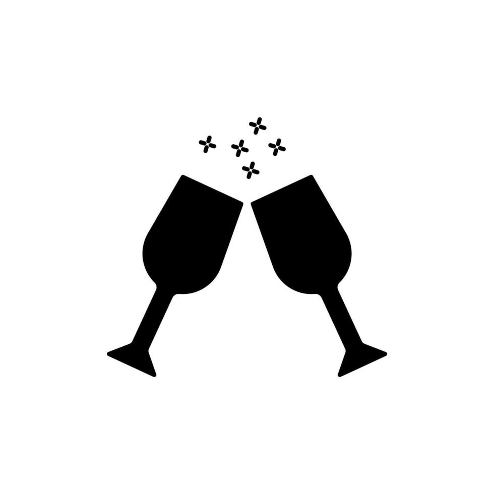 cheers concept line icon. Simple element illustration. cheers concept outline symbol design. vector