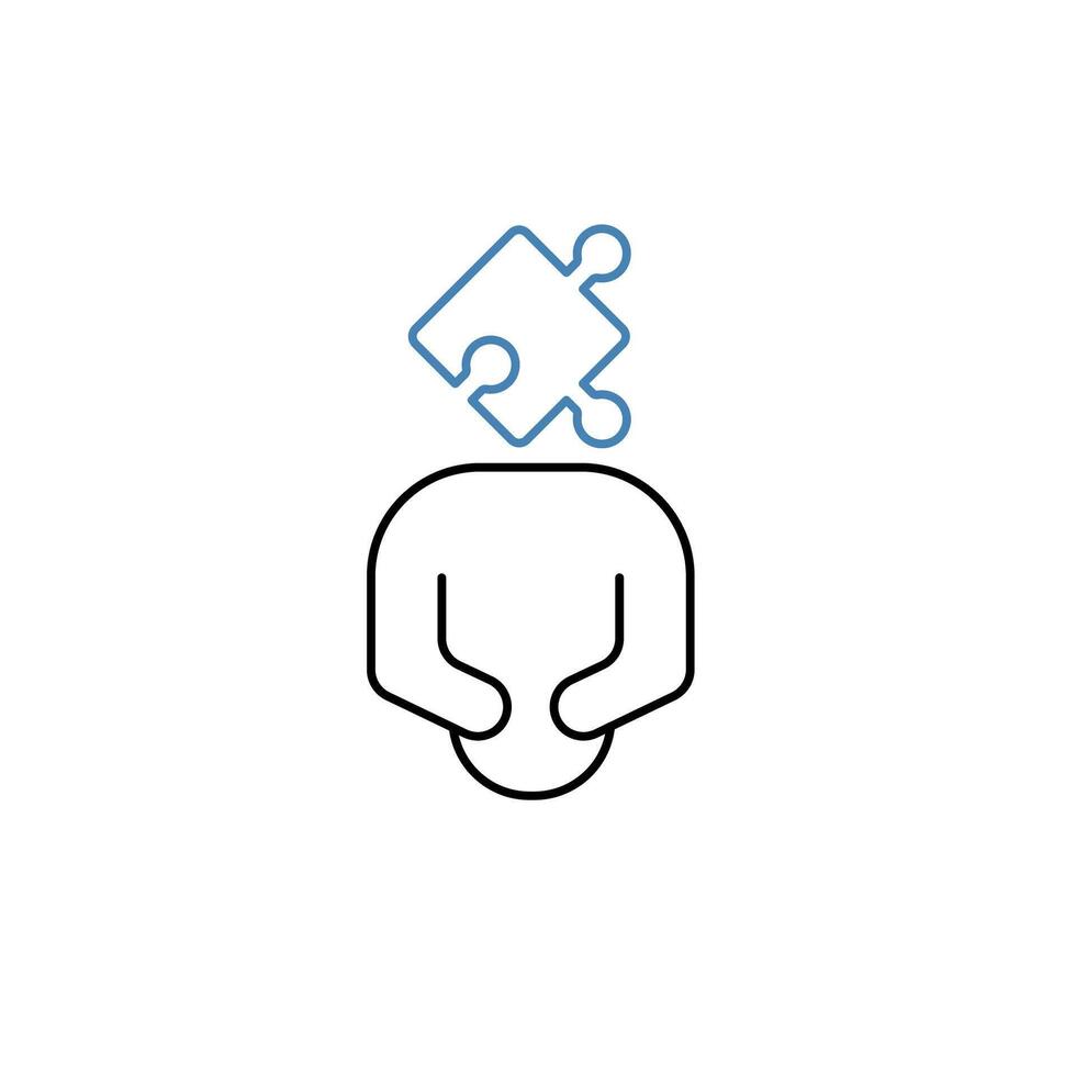dilemma concept line icon. Simple element illustration. dilemma concept outline symbol design. vector