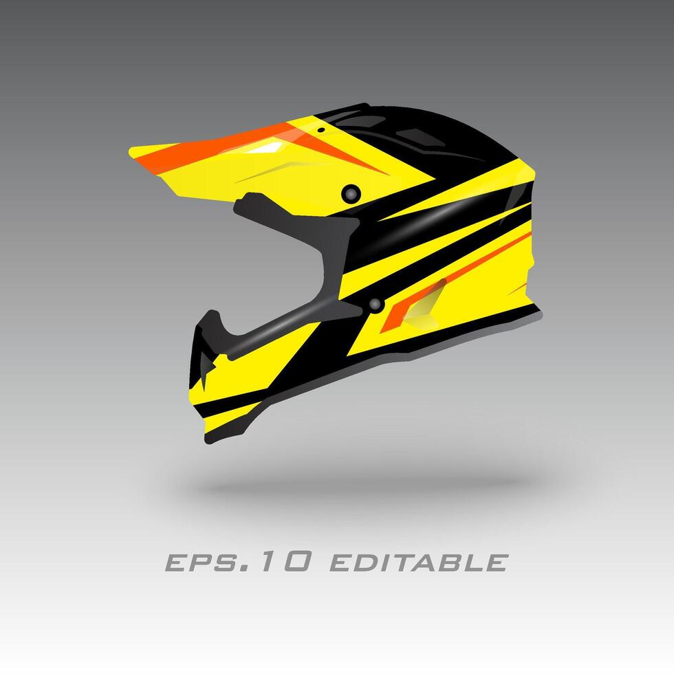 helmet wrap design vector
