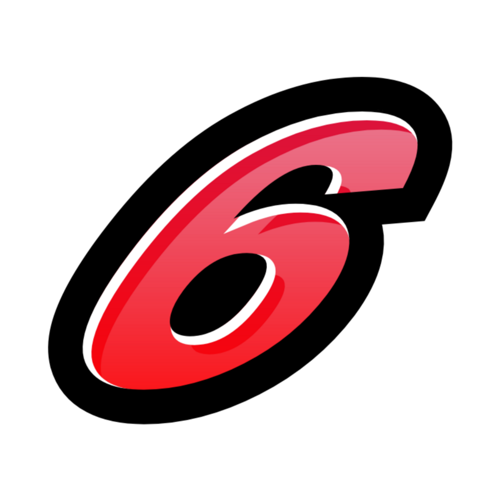 3D number illustration png