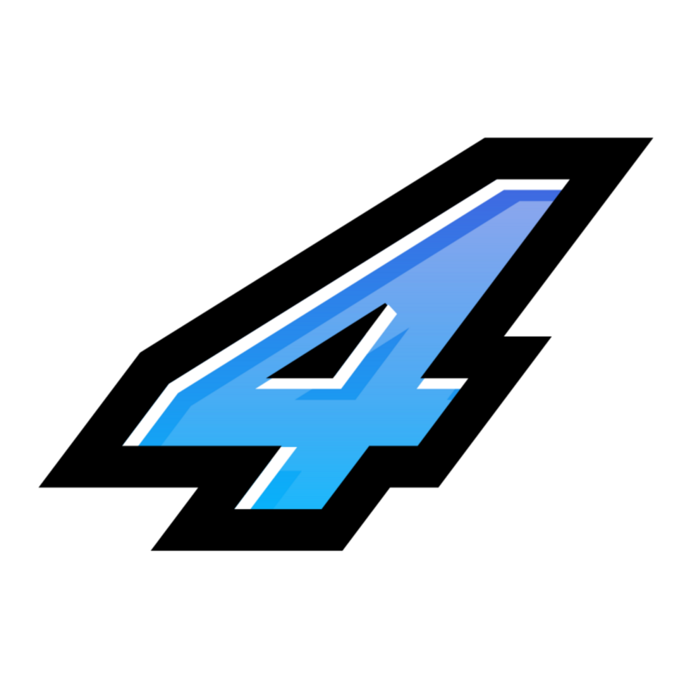 3D number illustration png