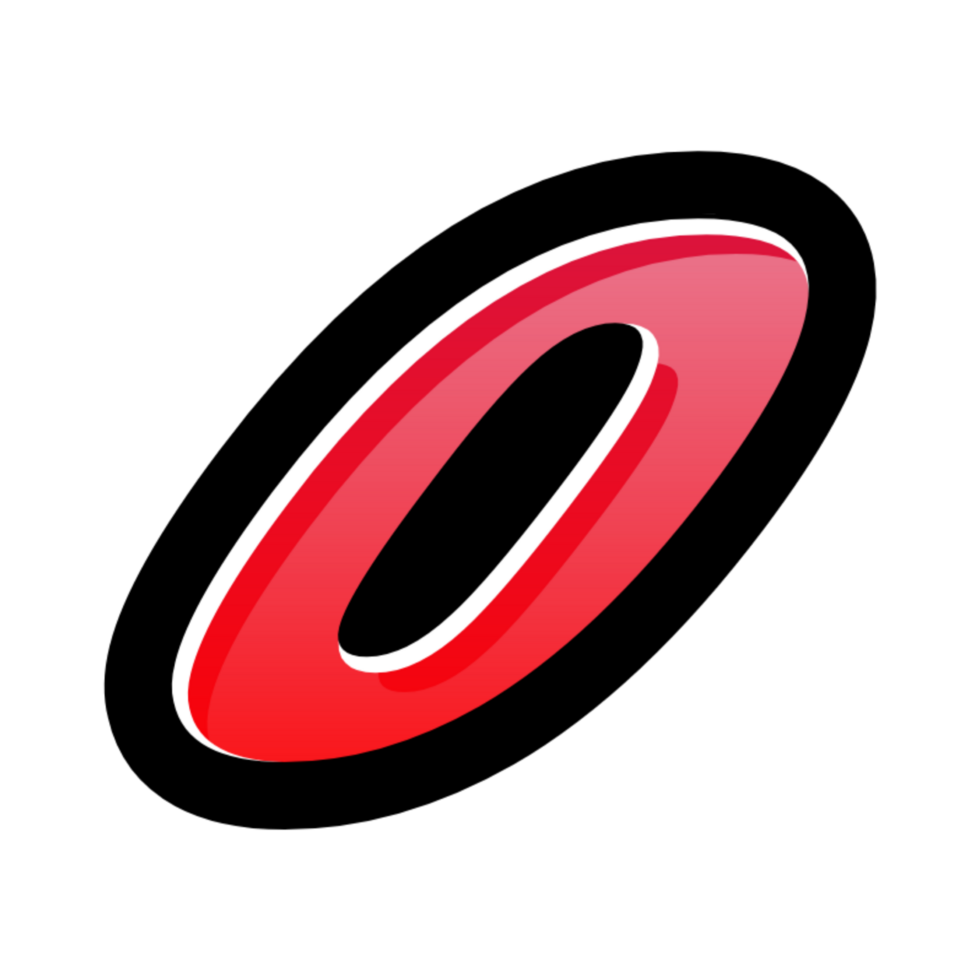 3D number illustration png