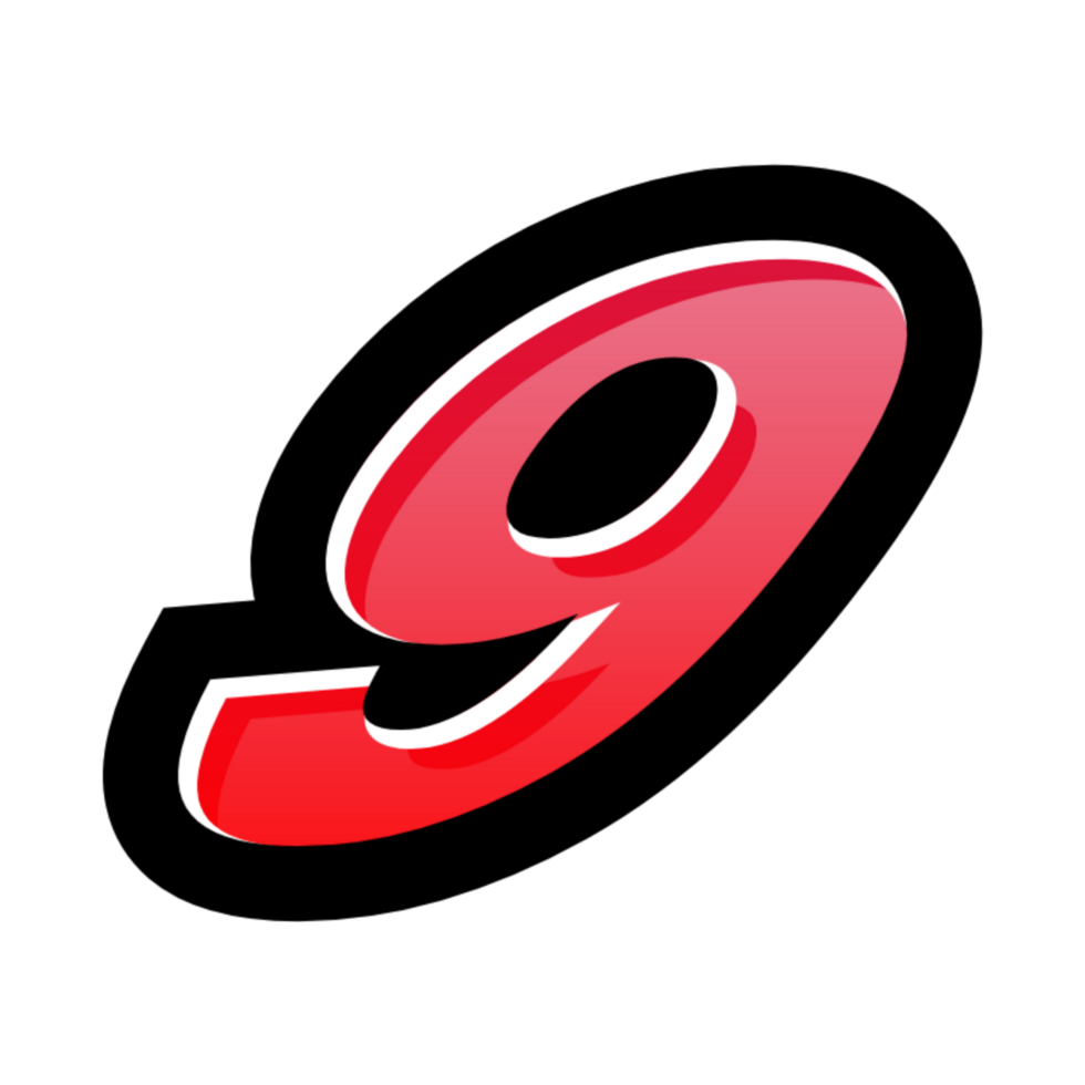 3D number illustration png