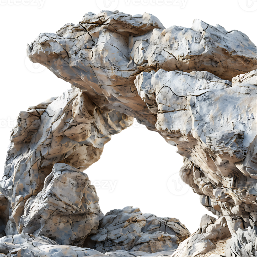 Dessert Rock Arch on Transparent Background png