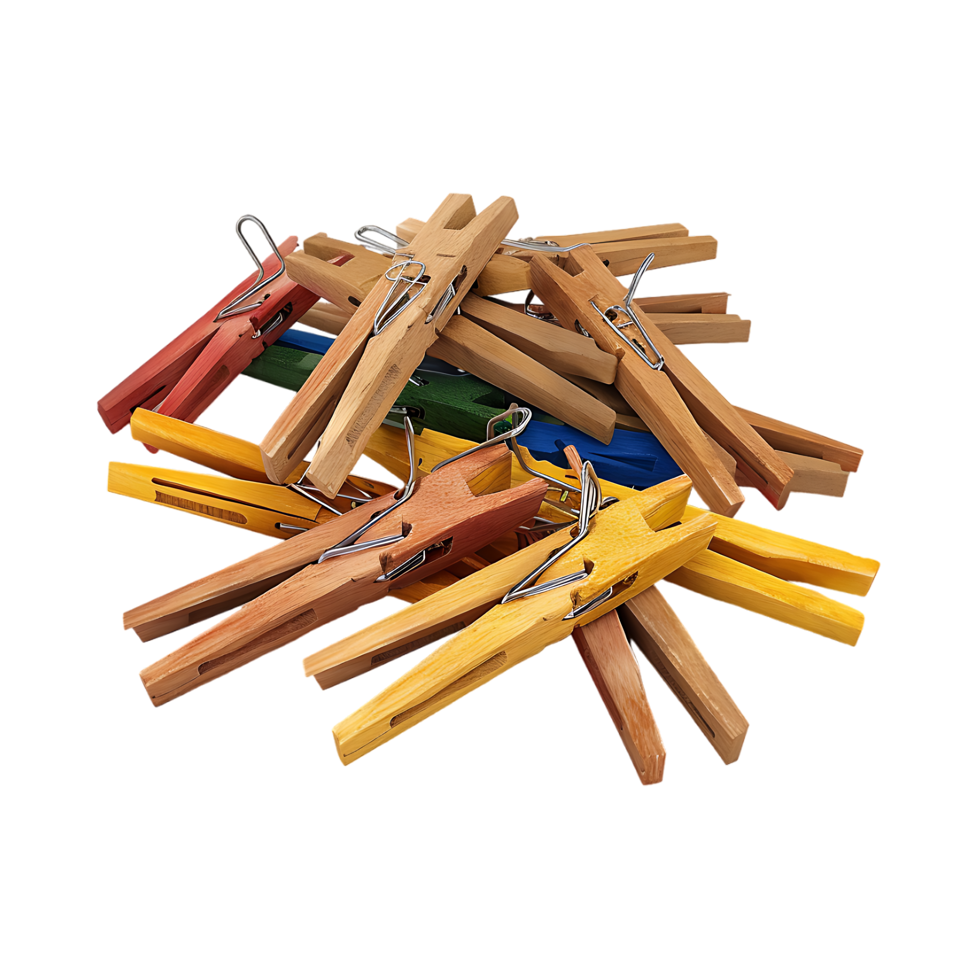 Clothes Pegs on Transparent Background 46553859 PNG