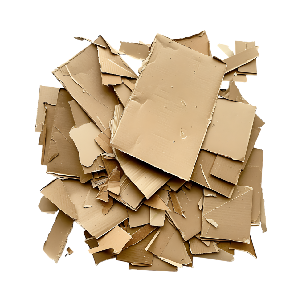 Board Pieces Chopped on Transparent Background png