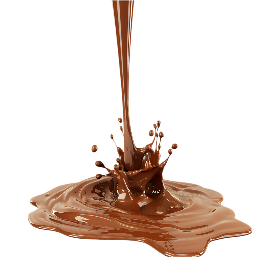 Chocolate Splash on Transparent Background png