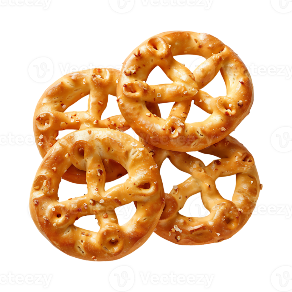 Tasty Biscuits Stack on Transparent Background png