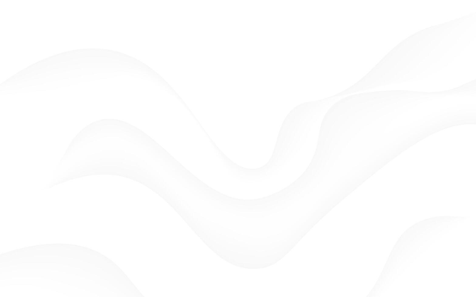 Minimalist White Background with Smooth Curves vector