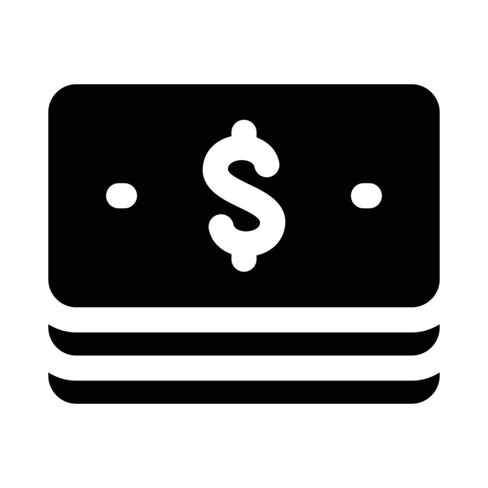 Simple Money icon. The icon can be used for websites, print templates, presentation templates, illustrations, etc vector