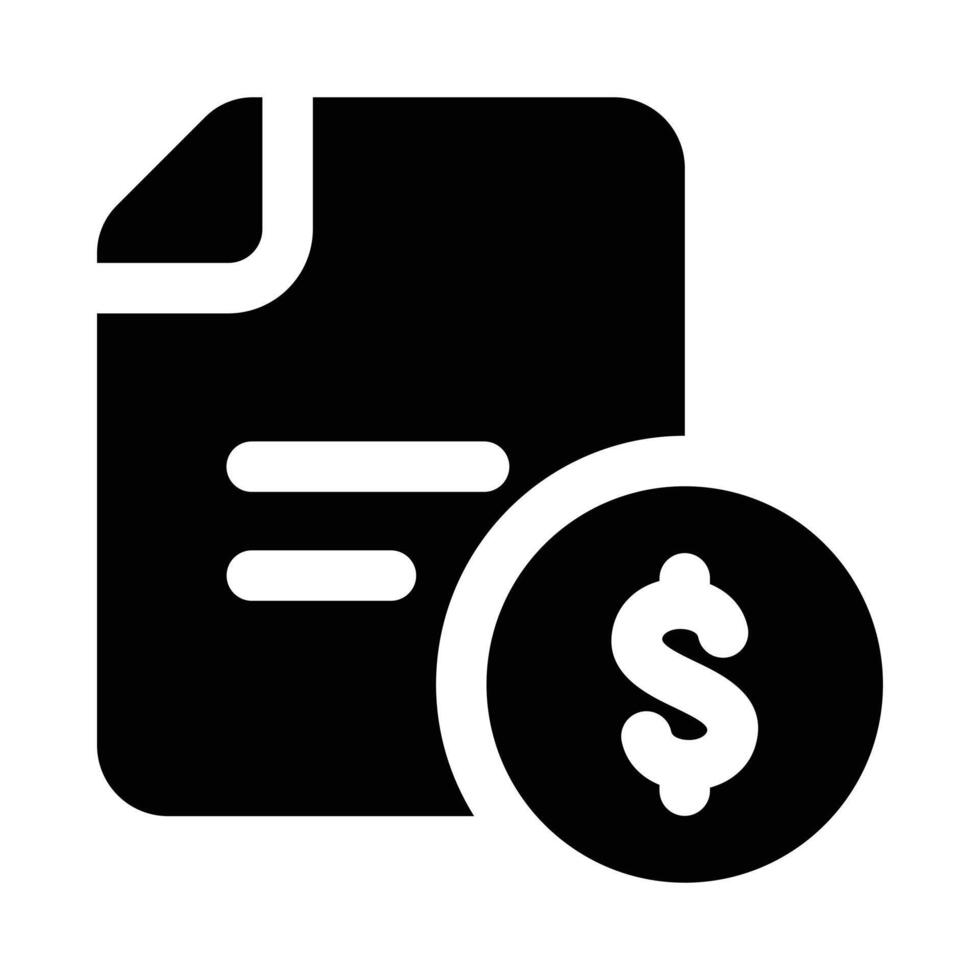 Simple Financial Statement icon. The icon can be used for websites, print templates, presentation templates, illustrations, etc vector