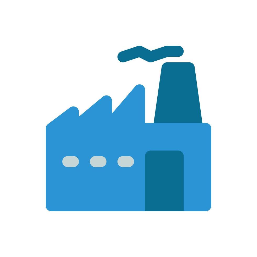factory industry icon vector