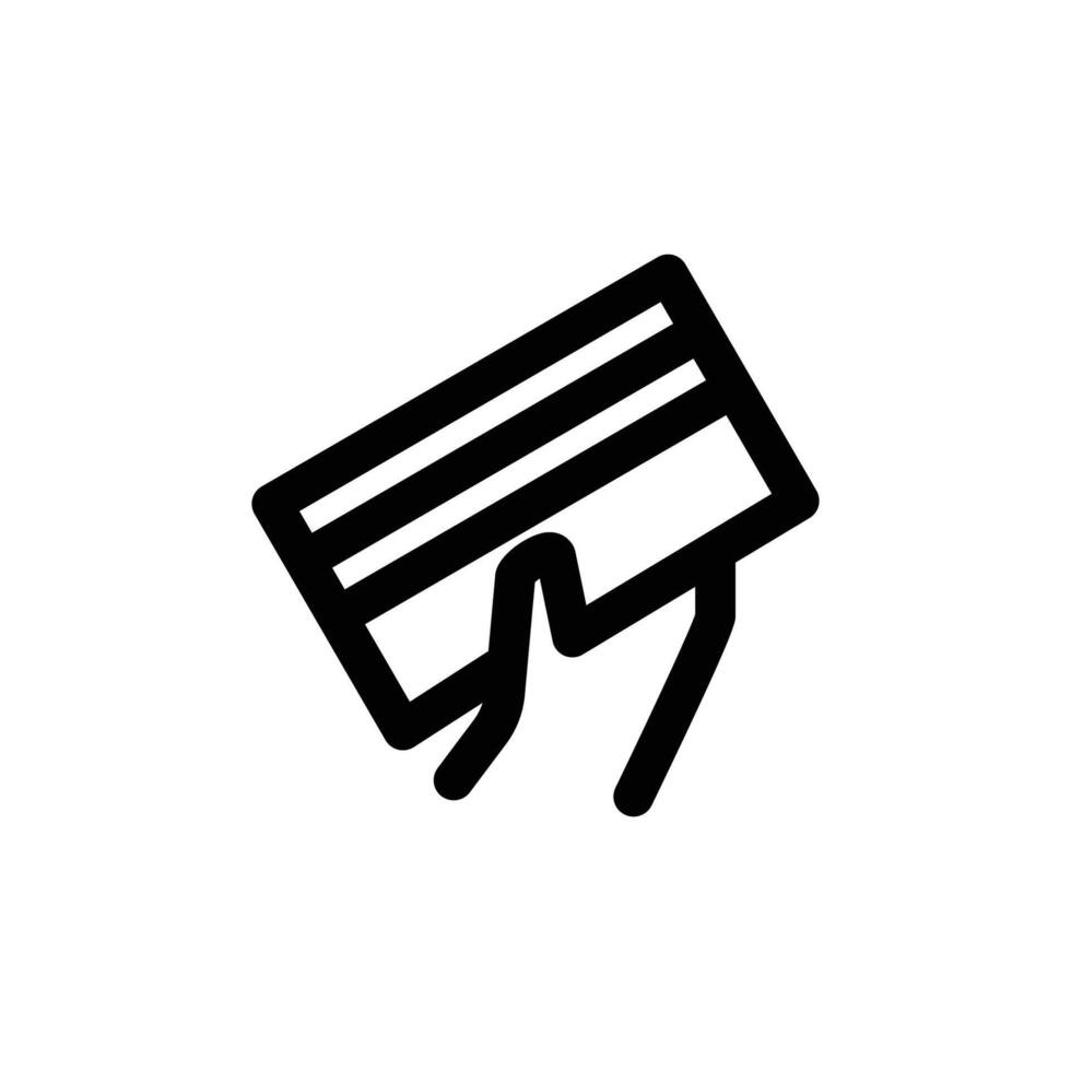 Payment icon line style vector