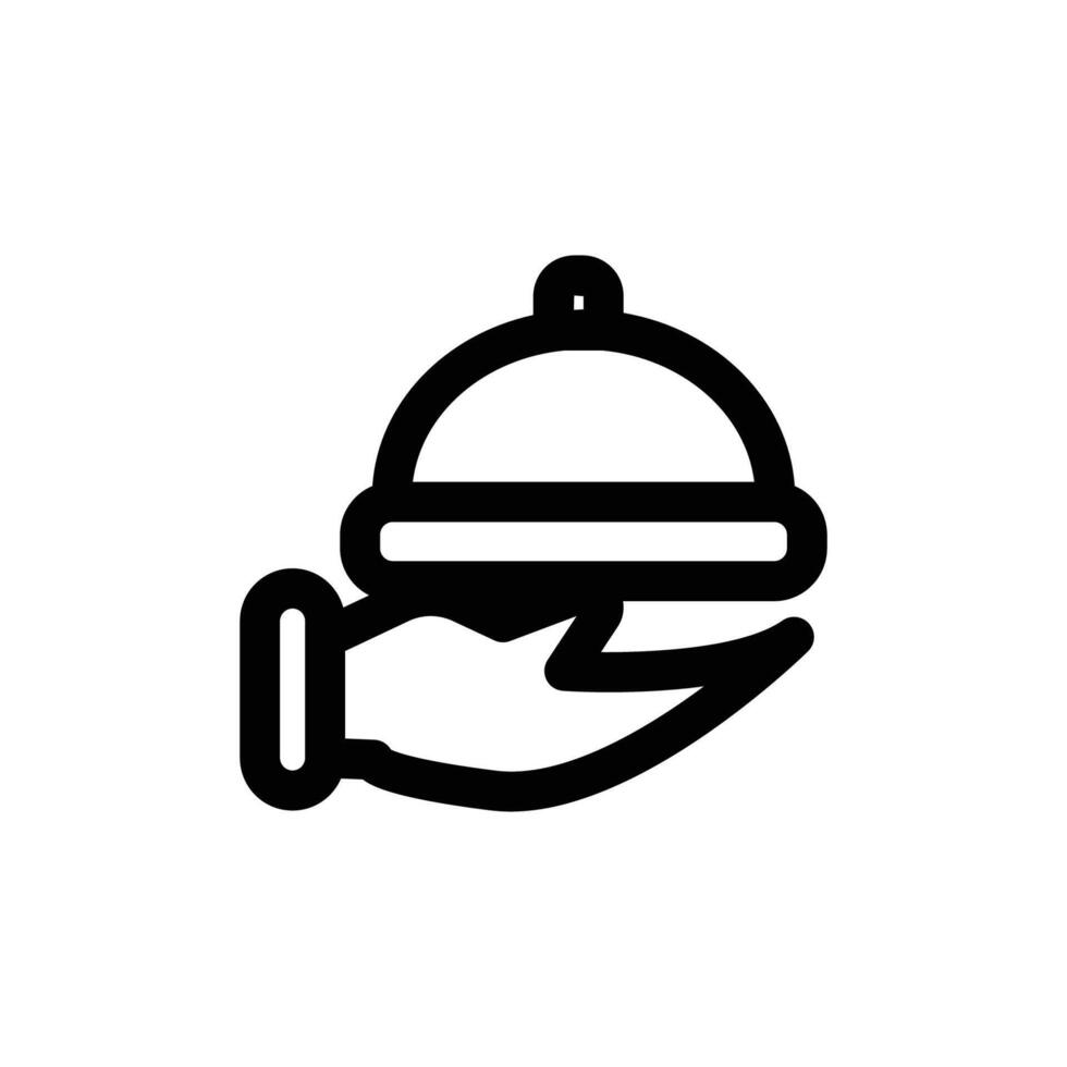 dish hand icon vector