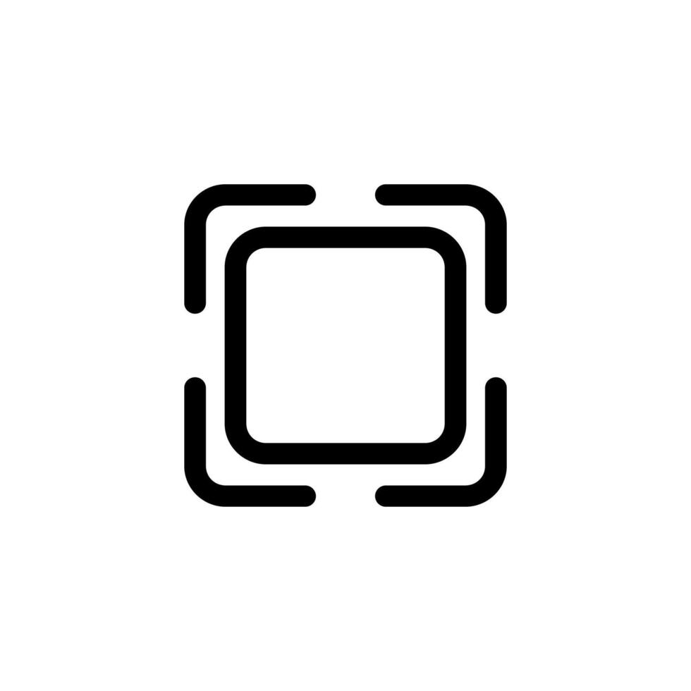 Expand icon. Full screen vector