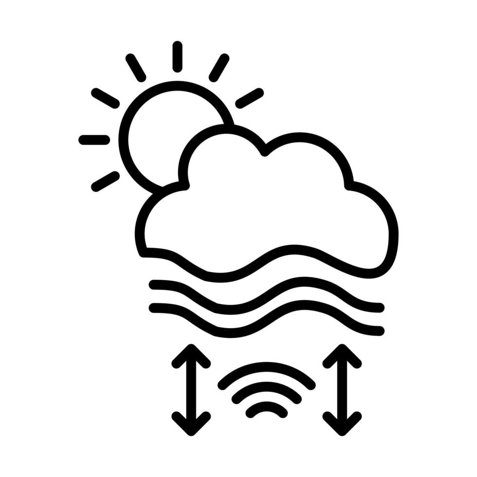Microclimates icon illustration vector