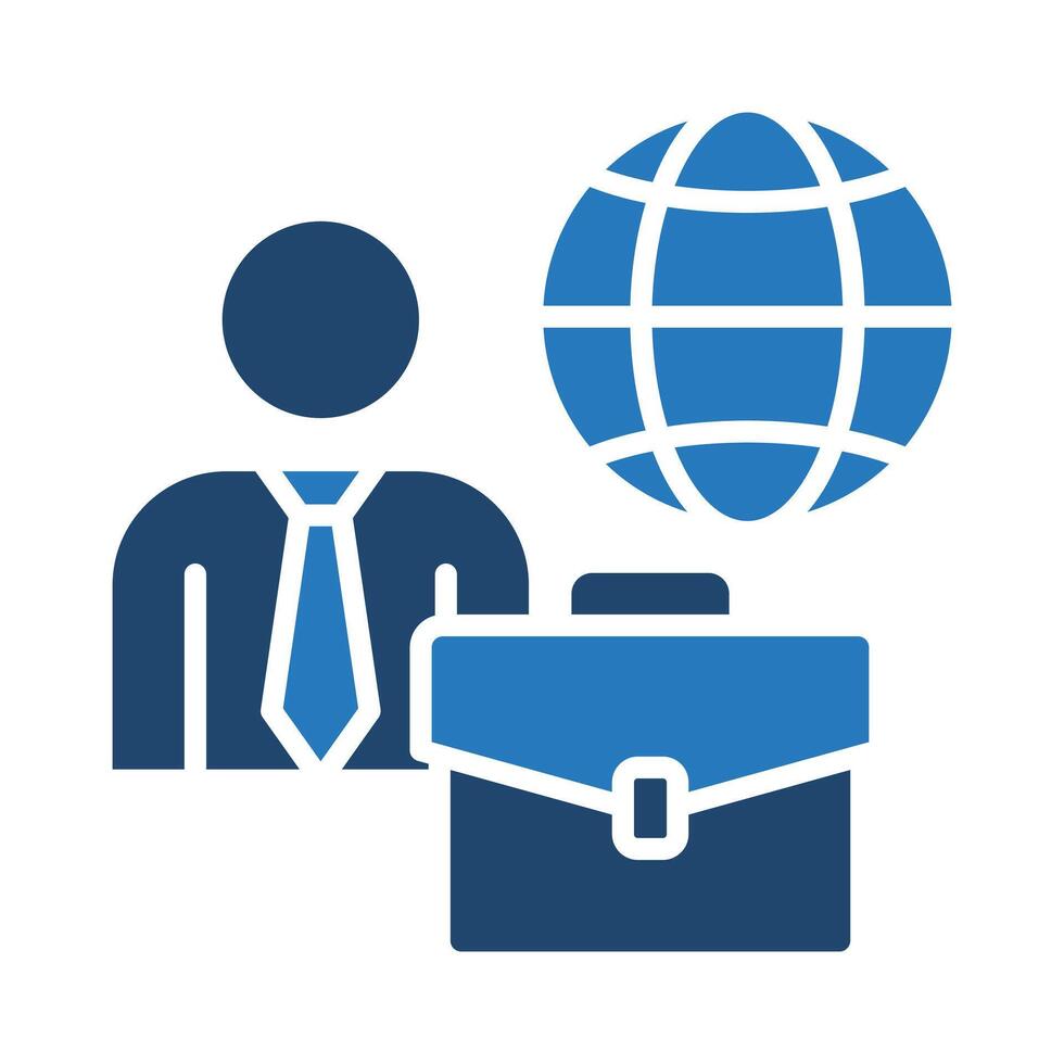 Employment Sphere icon line illustration vector