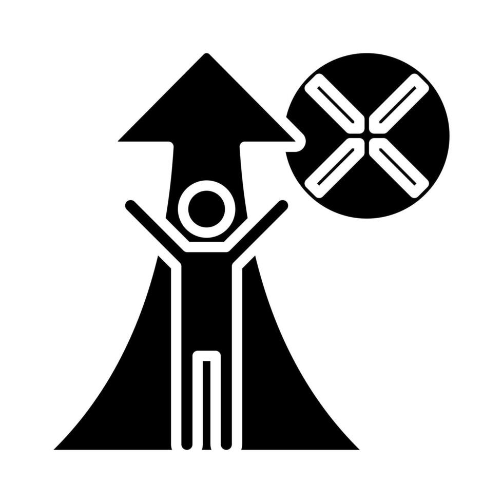 Career Nexus icon line illustration vector