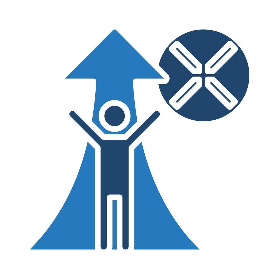 Career Nexus icon line illustration vector