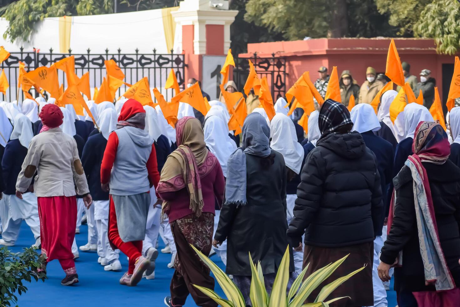 Delhi, India - December 26 2023 - Veer Bal Diwas commemorates the martyrdom of the four sons of tenth and last Sikh Guru Gobind Singh, In Jan 2021 PM Modi announced Dec 26 observed as Veer Bal Diwas photo