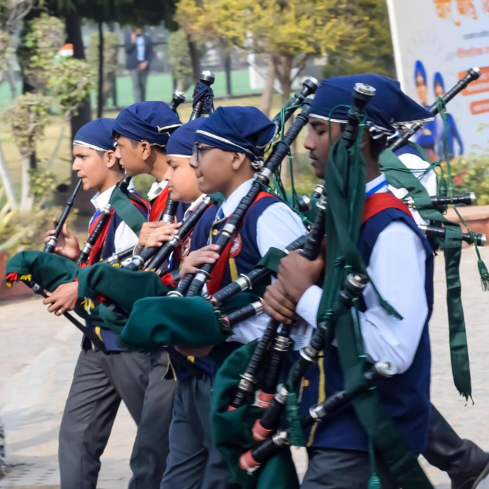 Delhi, India - May 6 2024 - Veer Bal Diwas commemorates the martyrdom of the four sons of tenth and last Sikh Guru Gobind Singh, In Jan 2021 PM Modi announced Dec 26 observed as Veer Bal Diwas photo