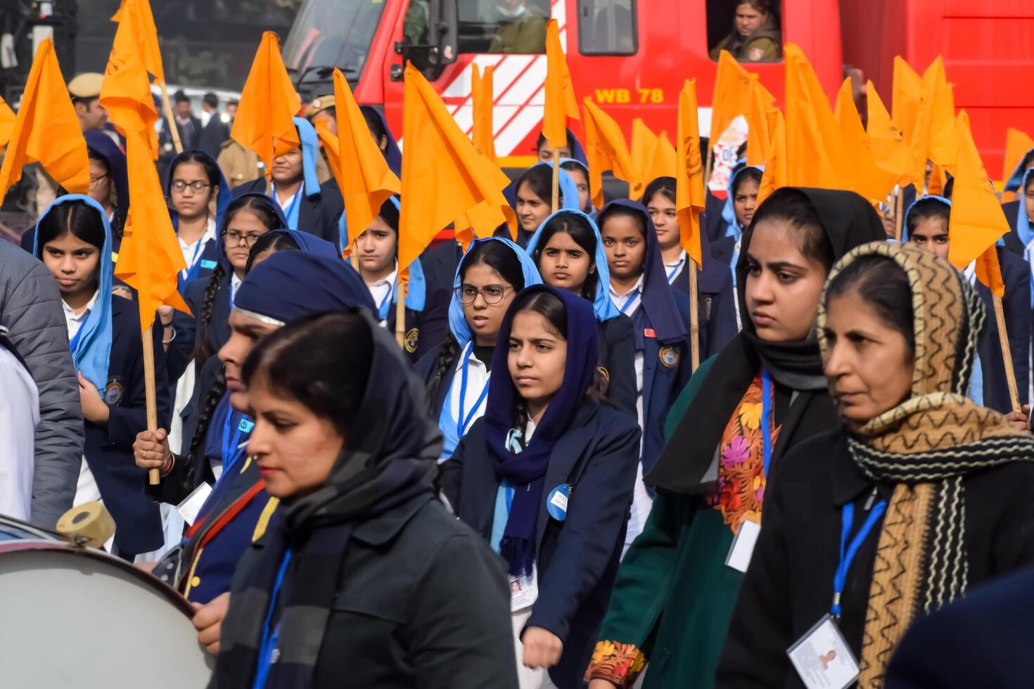 Delhi, India - December 26 2023 - Veer Bal Diwas commemorates the martyrdom of the four sons of tenth and last Sikh Guru Gobind Singh, In Jan 2021 PM Modi announced Dec 26 observed as Veer Bal Diwas photo